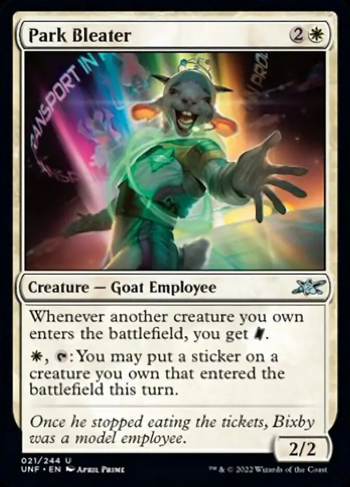 Park Bleater [Unfinity] - MTG Single