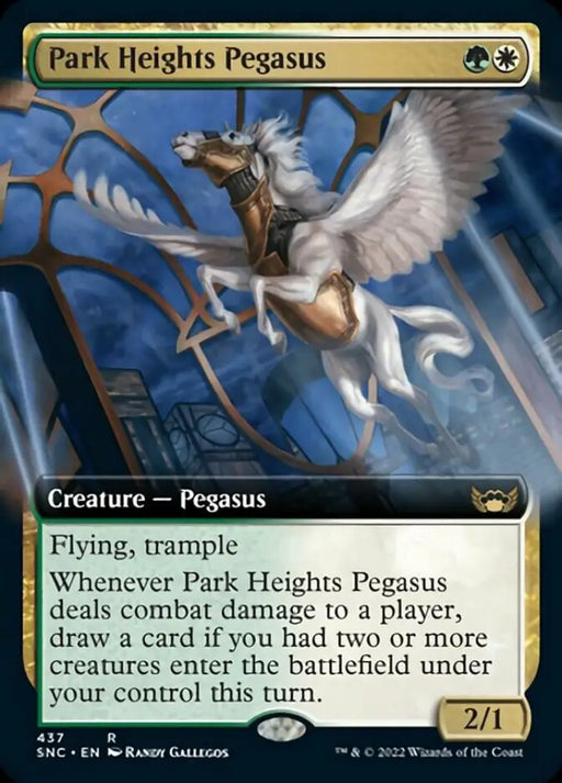 Park Heights Pegasus (Extended Art) [Streets of New Capenna] - MTG Single