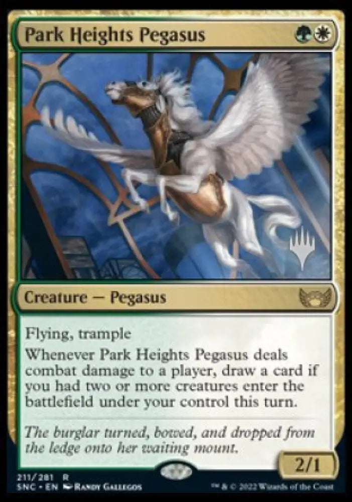 Park Heights Pegasus (Promo Pack) [Streets of New Capenna Promos] - MTG Single