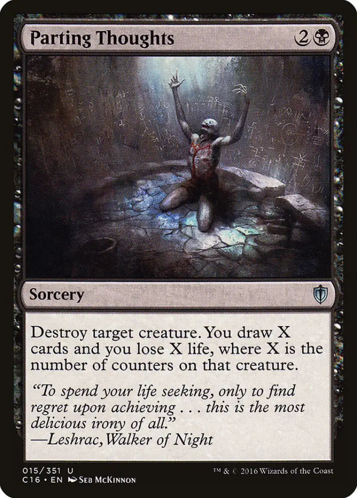 Parting Thoughts [Commander 2016] - MTG Single