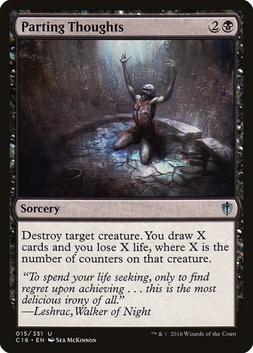 Parting Thoughts [Commander 2016] - MTG Single