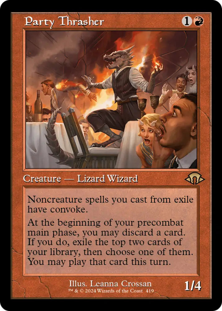 Party Thrasher (Retro) [Modern Horizons 3] - MTG Single