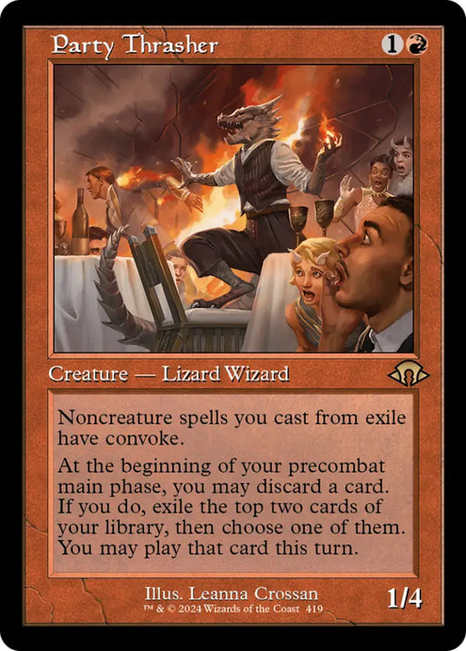 Party Thrasher (Retro) [Modern Horizons 3] - MTG Single