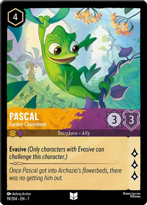 Pascal - Garden Chameleon (19/204) [Archazia’s Island] - Lorcana Single