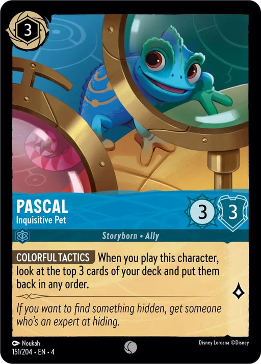 Pascal - Inquisitive Pet (151/204) [Ursula’s Return] - Lorcana Single