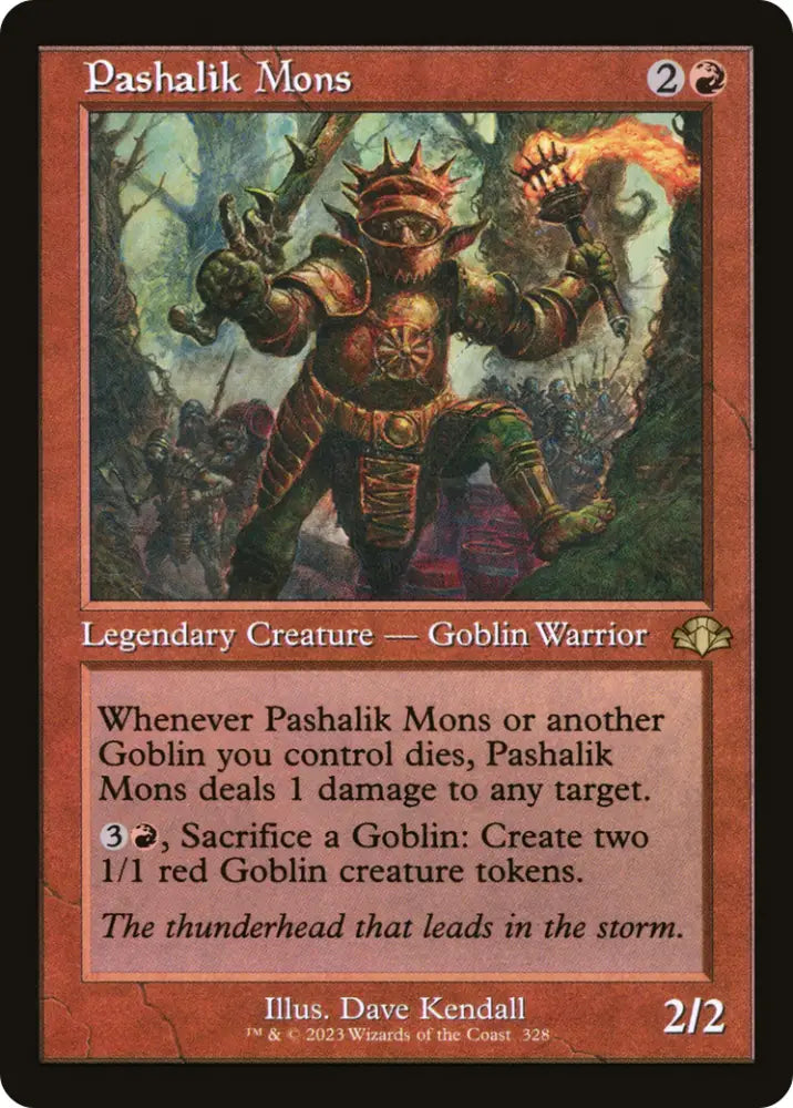 Pashalik Mons (Retro) [Dominaria Remastered] - MTG Single
