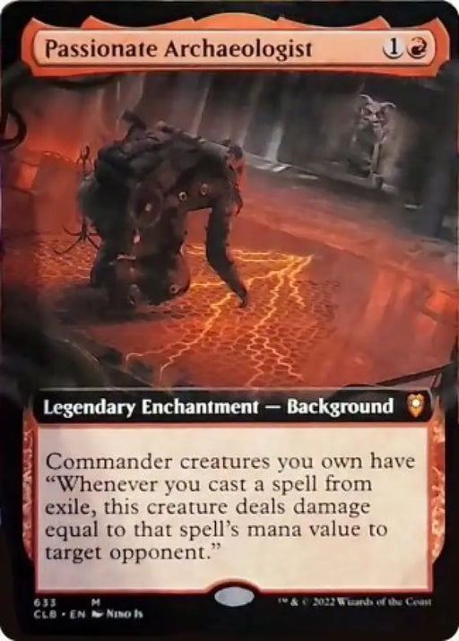 Passionate Archaeologist (Extended Art) [Commander Legends: Battle for Baldur’s Gate] - MTG Single