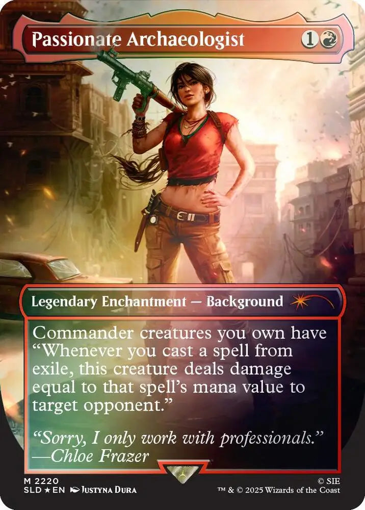 Passionate Archaeologist (Rainbow Foil) (2220) [Secret Lair Drop]
