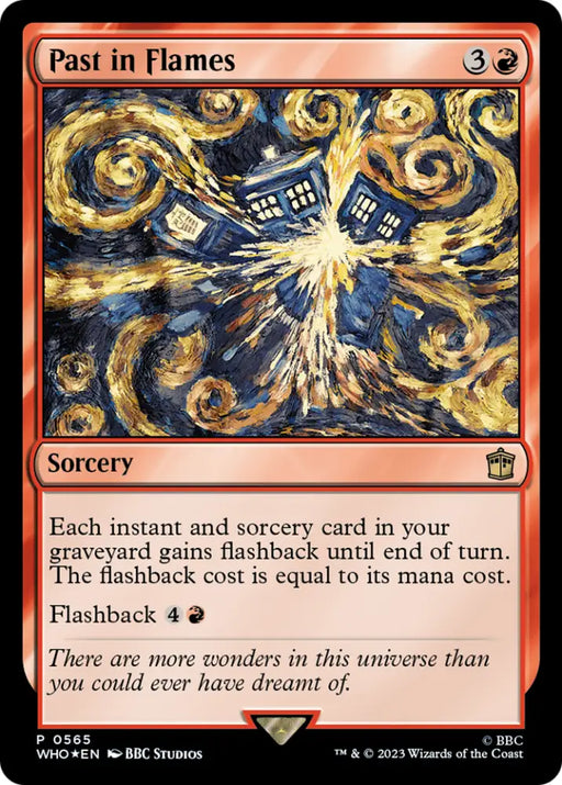 Past in Flames [Doctor Who Promos] - MTG Single