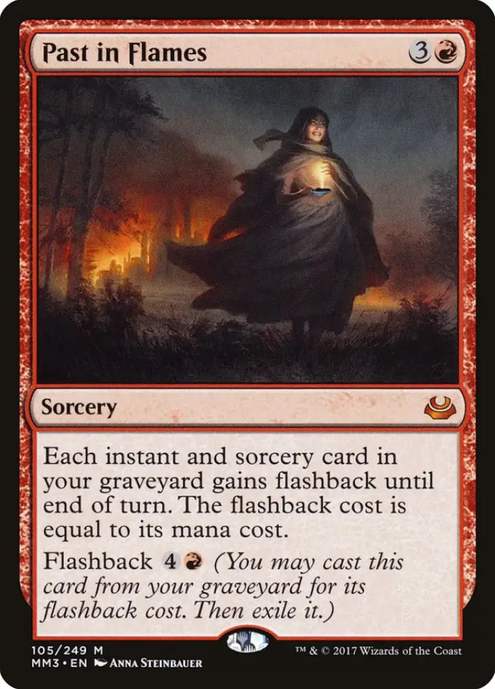Past in Flames [Modern Masters 2017] - MTG Single