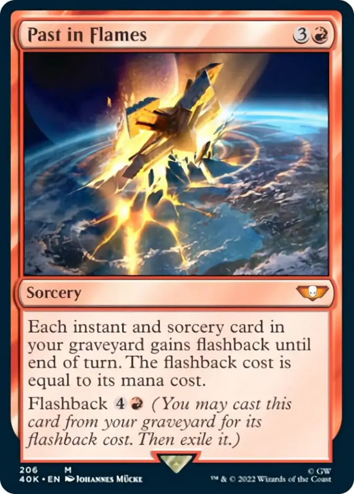 Past in Flames [Warhammer 40,000] - MTG Single