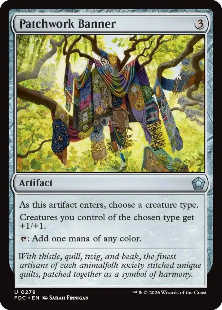 Patchwork Banner (279) [Foundations Commander]