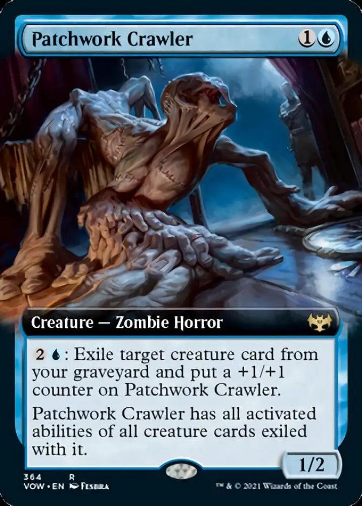 Patchwork Crawler (Extended Art) [Innistrad: Crimson Vow] - MTG Single