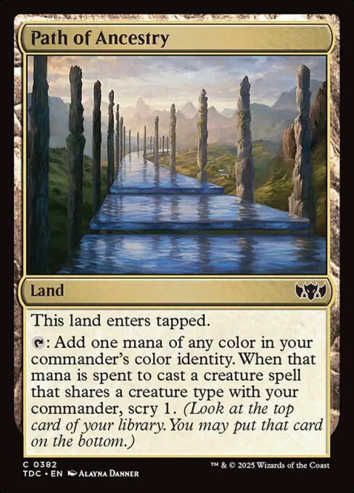 Path of Ancestry (382) [Tarkir: Dragonstorm Commander]