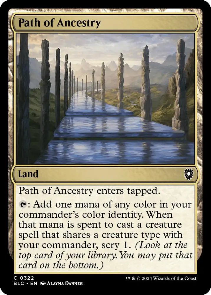Path of Ancestry [Bloomburrow Commander] - MTG Single