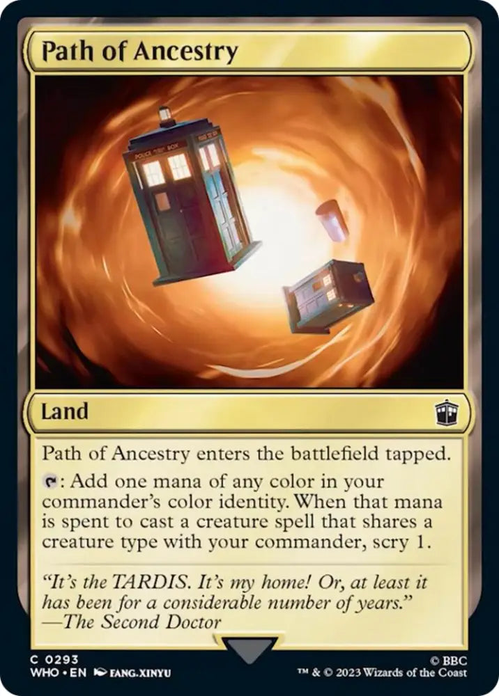 Path of Ancestry [Doctor Who] - MTG Single