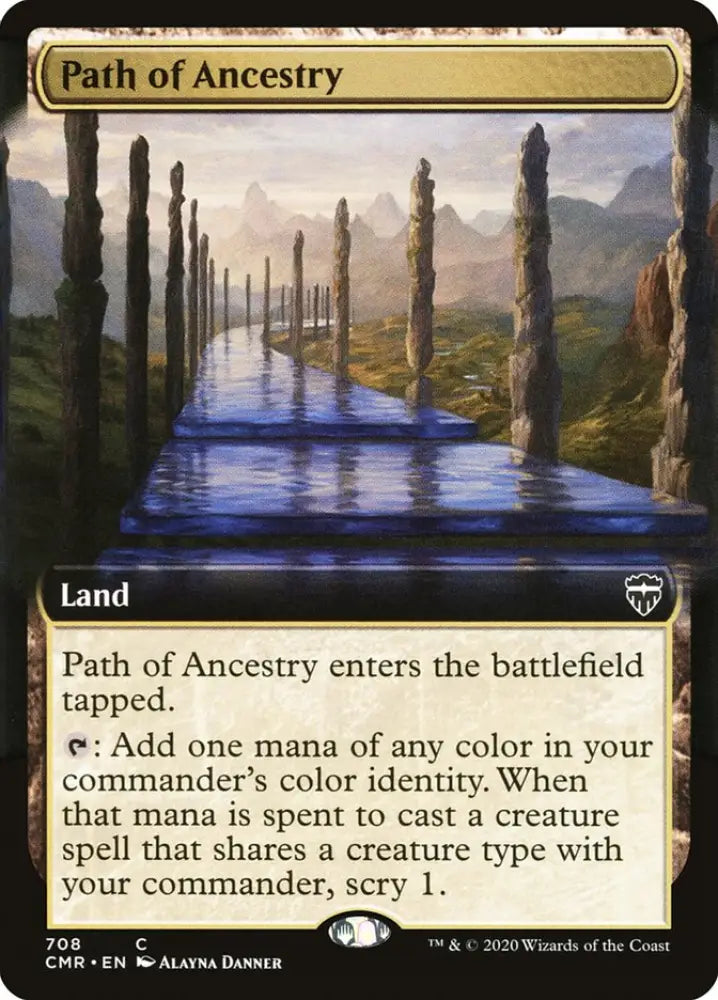 Path of Ancestry (Extended Art) [Commander Legends] - MTG Single