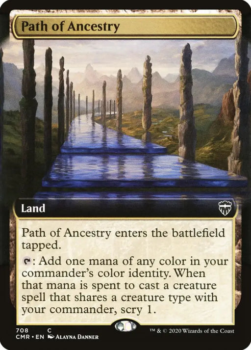 Path of Ancestry (Extended Art) [Commander Legends] - MTG Single