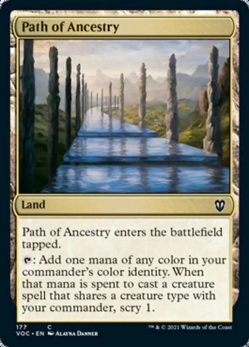 Path of Ancestry [Innistrad: Crimson Vow Commander] - MTG Single