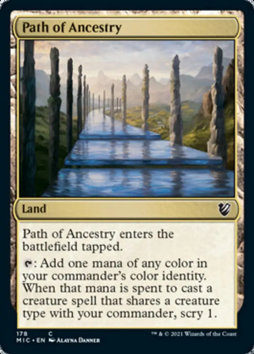 Path of Ancestry [Innistrad: Midnight Hunt Commander] - MTG Single