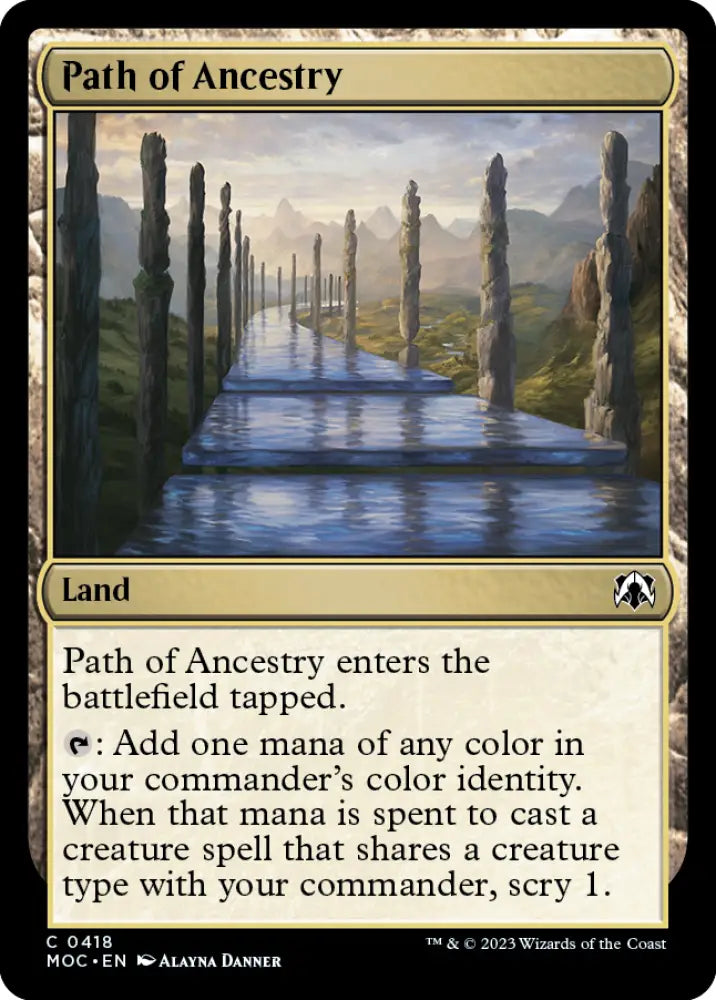 Path of Ancestry [March of the Machine Commander] - MTG Single