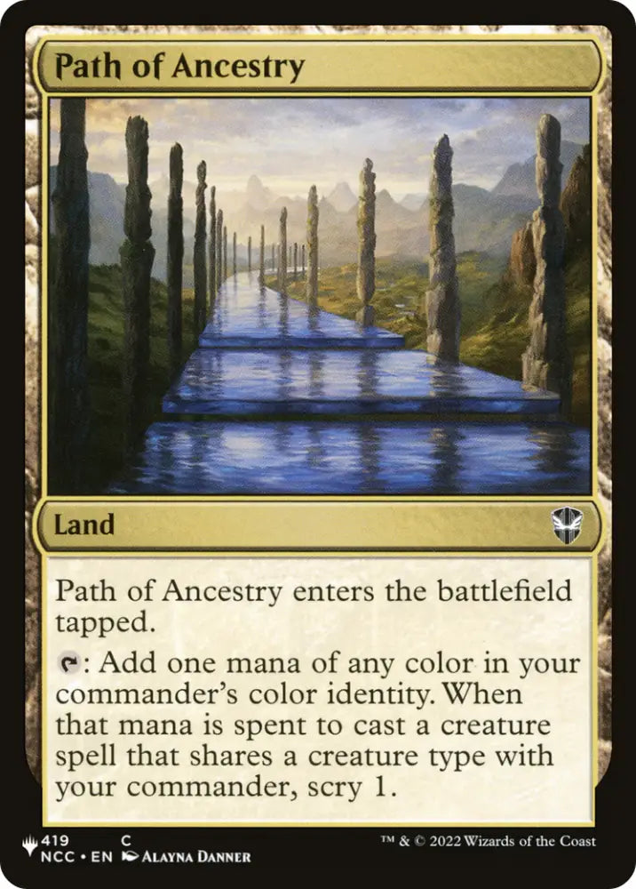 Path of Ancestry (NCC) [The List] - MTG Single