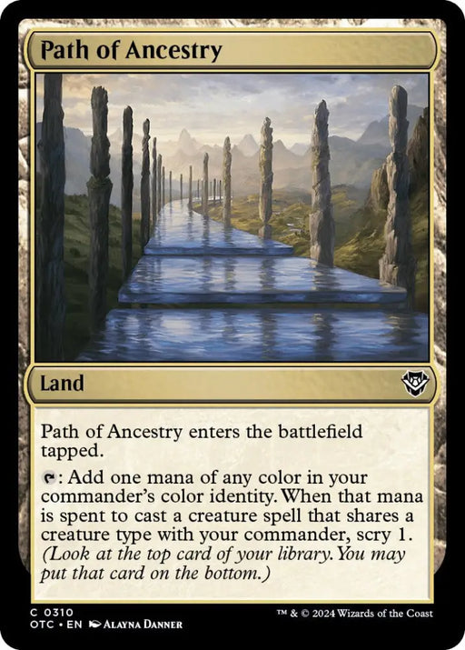 Path of Ancestry [Outlaws of Thunder Junction Commander] - MTG Single