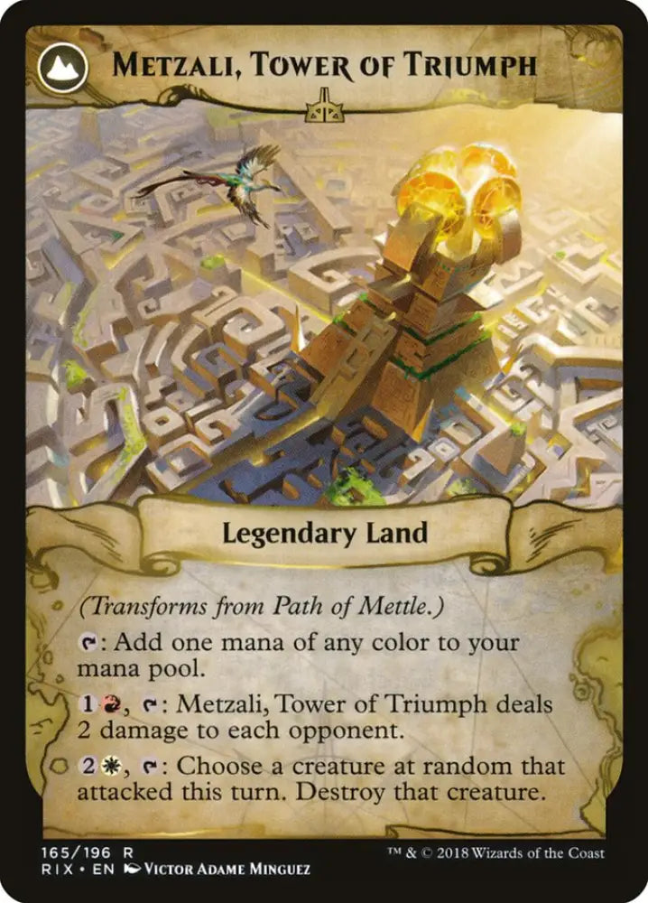 Path of Mettle // Metzali Tower of Triumph [Rivals of Ixalan] - MTG Single