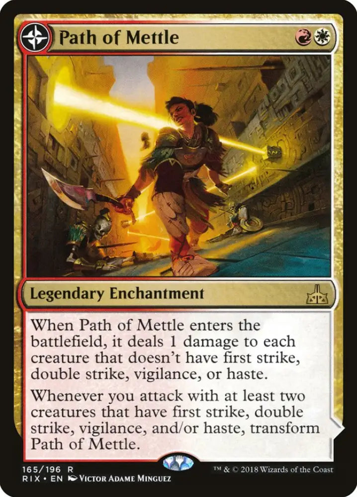 Path of Mettle // Metzali Tower of Triumph [Rivals of Ixalan] - MTG Single