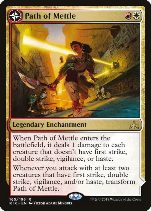 Path of Mettle // Metzali Tower of Triumph [Rivals of Ixalan] - MTG Single