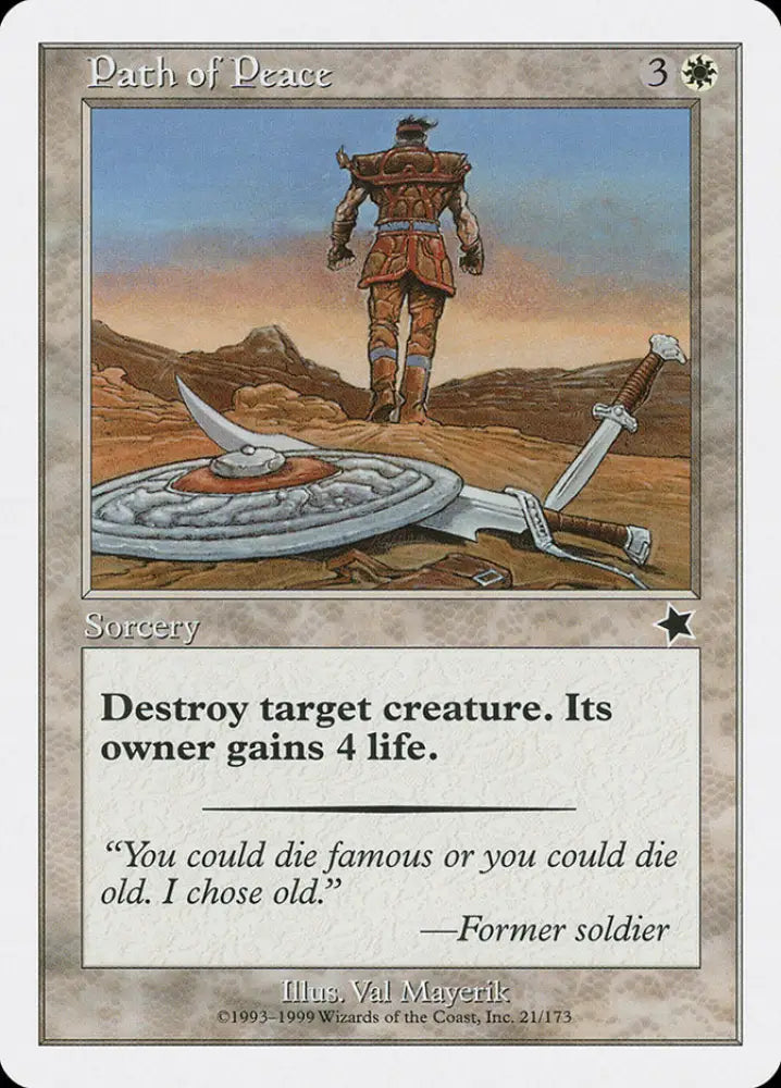 Path of Peace [Starter 1999] - MTG Single