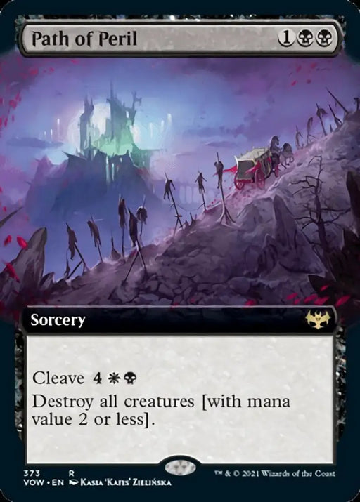 Path of Peril (Extended Art) [Innistrad: Crimson Vow] - MTG Single