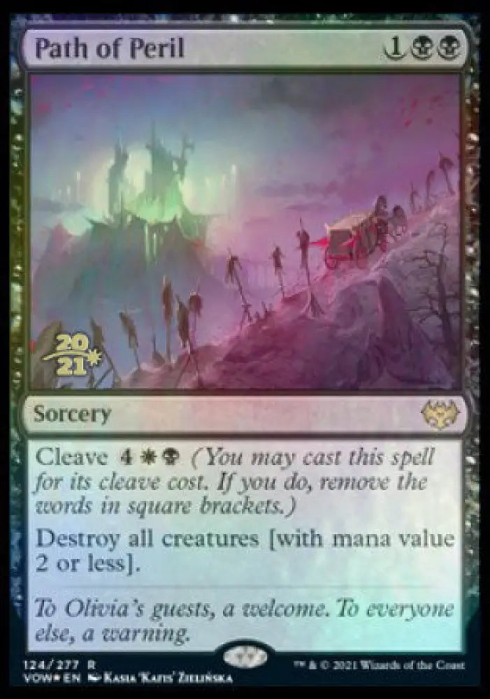 Path of Peril [Innistrad: Crimson Vow Prerelease Promos] - MTG Single