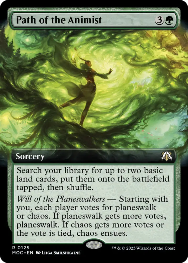 Path of the Animist (Extended Art) [March of the Machine Commander] - MTG Single