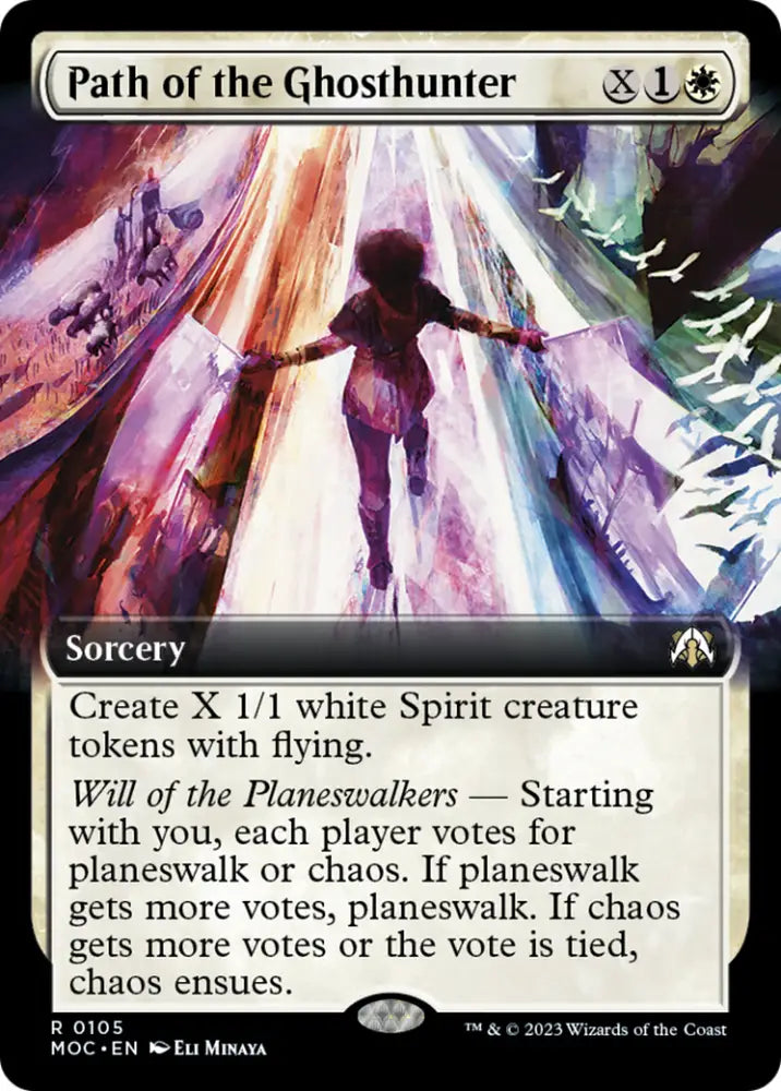 Path of the Ghosthunter (Extended Art) [March of the Machine Commander] - MTG Single