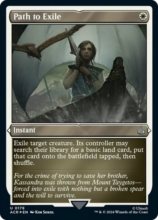 Path to Exile (Foil Etched) [Assassin’s Creed] - MTG Single