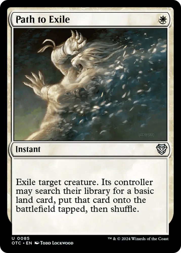 Path to Exile [Outlaws of Thunder Junction Commander] - MTG Single