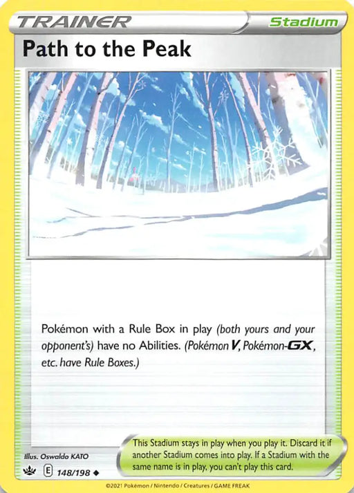 Path to the Peak (148/198) [Sword & Shield: Chilling Reign] - Pokemon Single