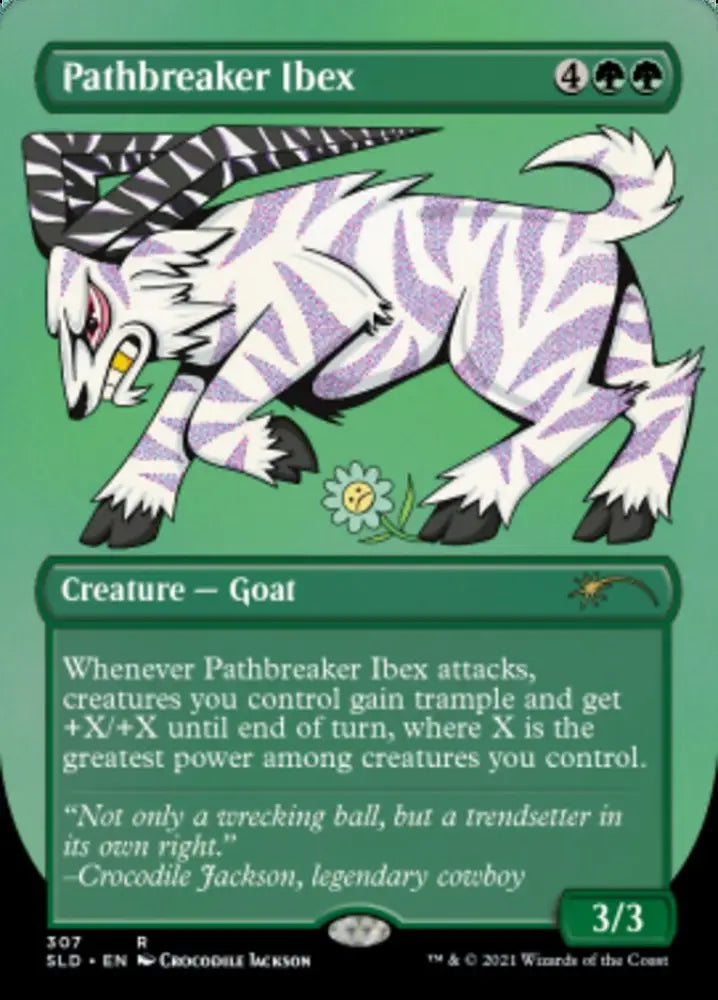 Pathbreaker Ibex (Borderless) [Secret Lair Drop Series] - MTG Single