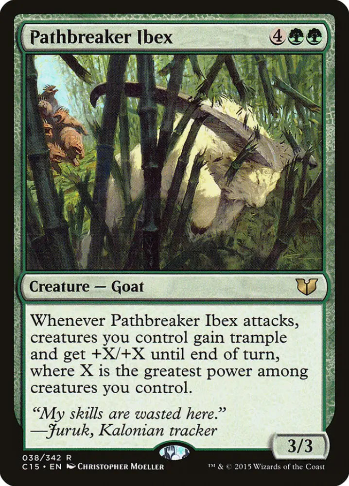 Pathbreaker Ibex [Commander 2015] - MTG Single