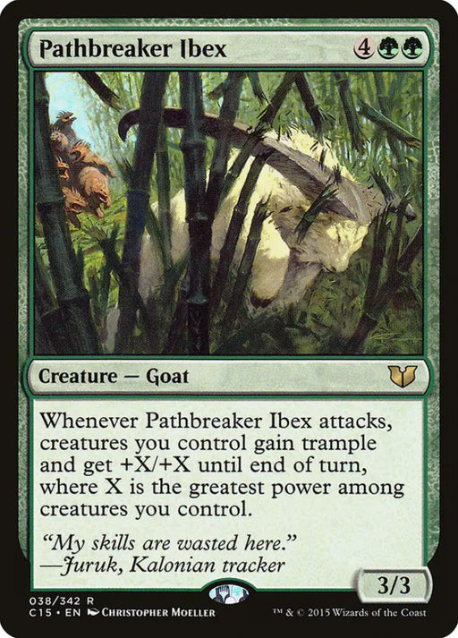 Pathbreaker Ibex [Commander 2015] - MTG Single