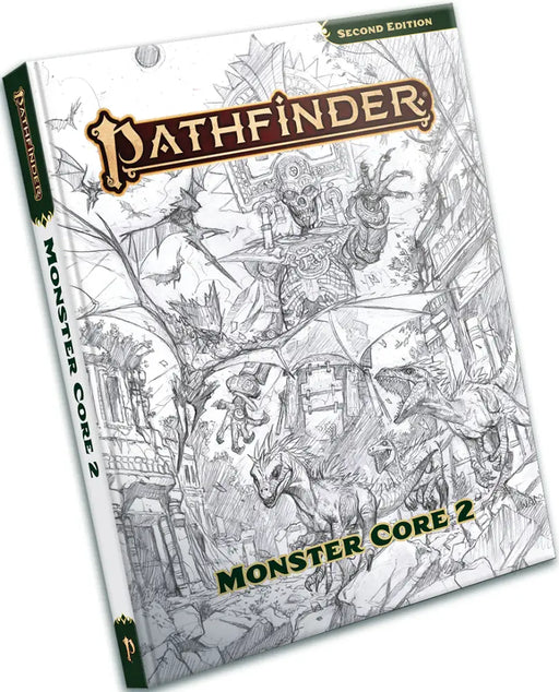 Pathfinder 2E Monster Core 2 Sketch Cover (EN) - Pathfinder