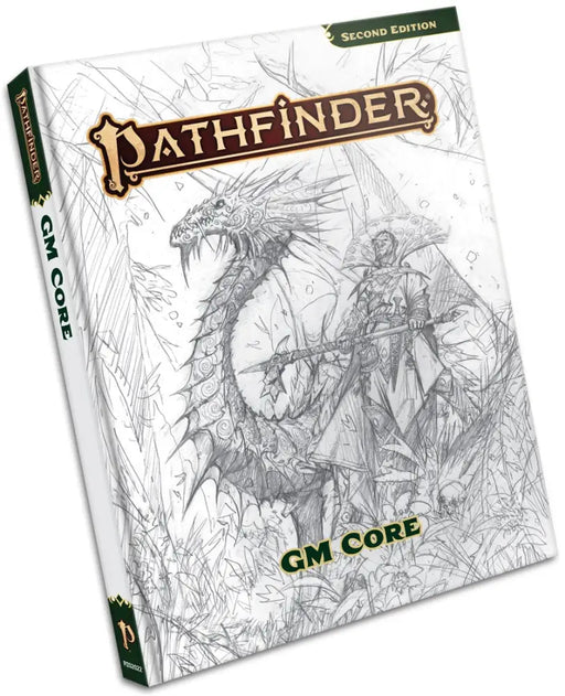 Pathfinder 2E Remastered GM Core Sketch Cover Hardcover - Pathfinder