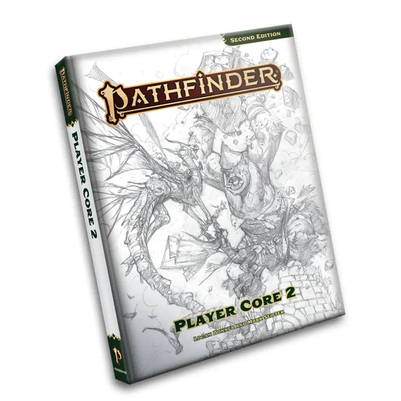 Pathfinder 2E Remastered Player Core 2 Sketch Cover - Pathfinder