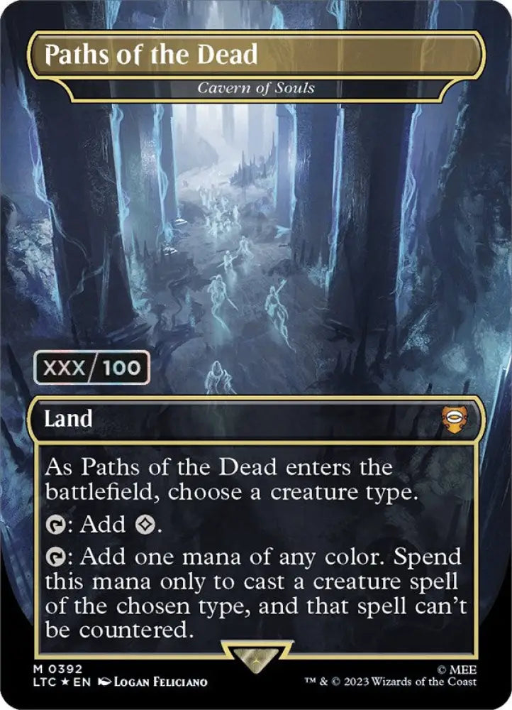 Paths of the Dead - Cavern of Souls (Serialized) [The Lord of the Rings: Tales of Middle-Earth Commander] - MTG Single