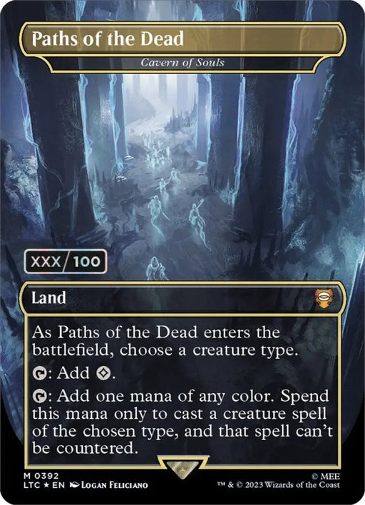Paths of the Dead - Cavern of Souls (Serialized) [The Lord of the Rings: Tales of Middle-Earth Commander] - MTG Single