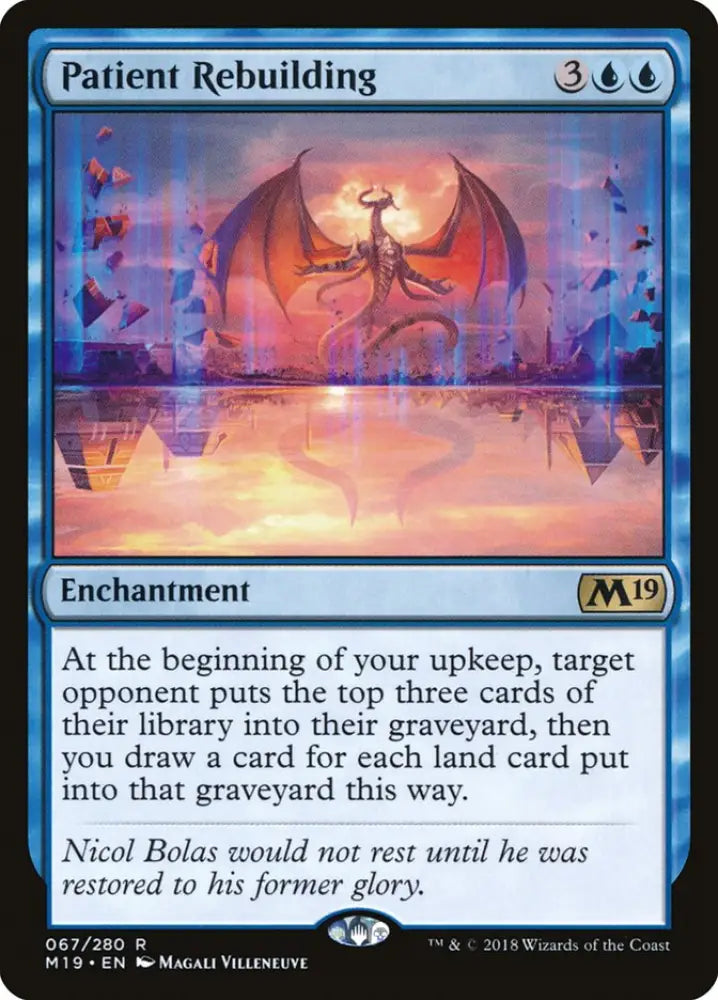 Patient Rebuilding [Core Set 2019] - MTG Single
