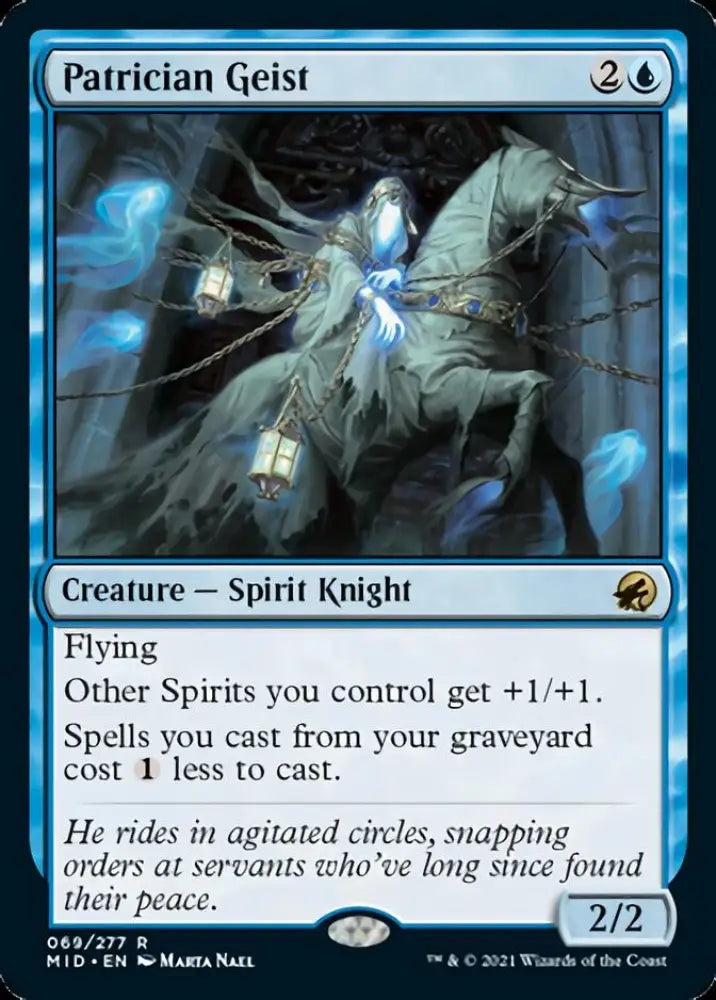 Patrician Geist [Innistrad: Midnight Hunt] - MTG Single