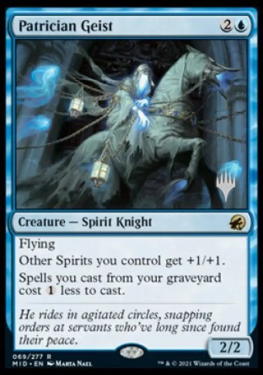 Patrician Geist (Promo Pack) [Innistrad: Midnight Hunt Promos] - MTG Single