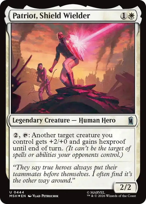 Patriot, Shield Wielder (Surge Foil) (444) [Marvel Super Heroes]